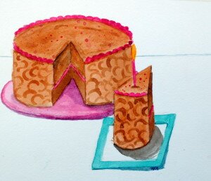 Chocolate & Pink Cake